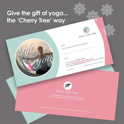 Yoga T Vouchers The Perfect T Cherry Tree Yoga