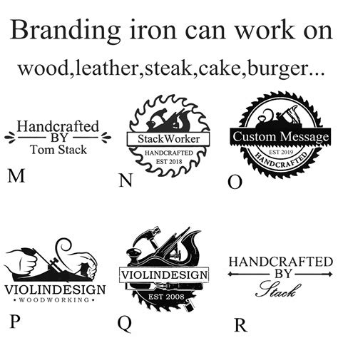 Wood Burning Stamp Custom Logo Design Branding Branding Etsy