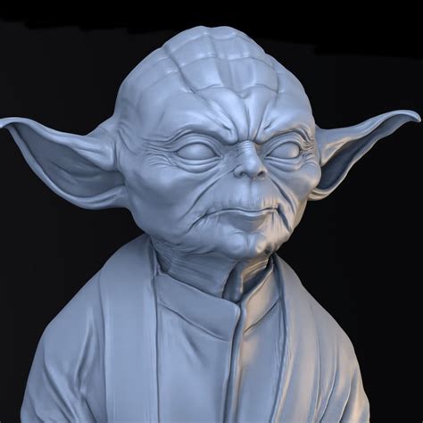 Yoda Bust Stl 3d Model 3d Printable Cgtrader