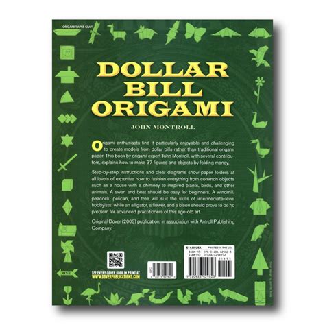 Dollar Bill Origami Taros Origami Studio Store