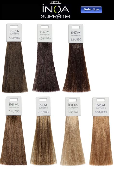 L Oreal Inoa Supreme Hair Color Chart