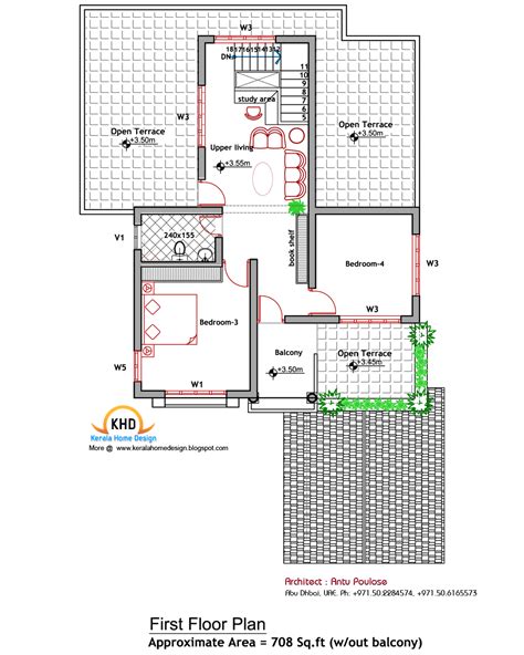 House Plan And Elevation 2000 Sq Ft Kerala Home Design And Floor Plans