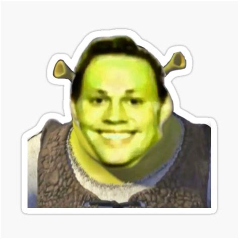 Noah Neck Shrek Sticker For Sale By Tiktokmemeshop Redbubble