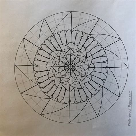 Normal graph papers are used to depict data, drawing charts, lines, and graphical and statistical representations on paper. Drawing Mandalas, Easy, Fun and Relaxing + Source for Free ...