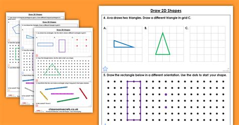 04 Draw 2d Shapes Classroom Secrets