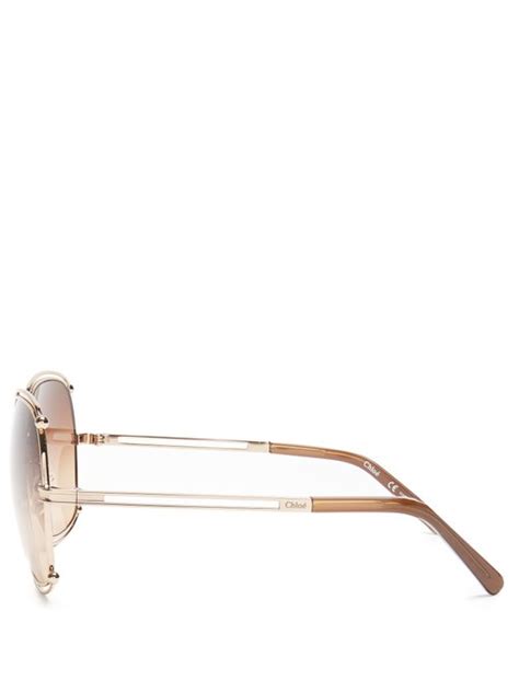 Modified Oversized Square Frame Sunglasses Chloé Matchesfashion Uk