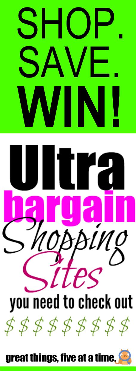 5 Great Ultra Bargain Shopping Sites 5 Great Bargain Shopping