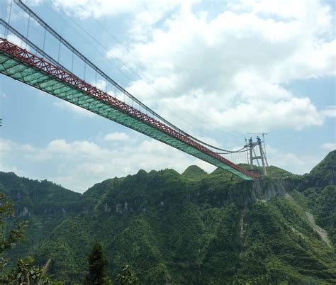 Great Photos Of The Aizhai Suspension Bridge In China Boomsbeat