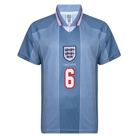 England 1996 Away Euro No6 Southgate Shirt England Retro Jersey 3 Retro