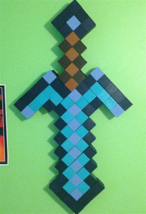 Finding minecraft diamonds is no easy task and for good reason a minecraft diamond ore can be mined using either an iron or diamond pickaxe, and will drop a single. Minecraft diamond sword (With images) | Minecraft diamond ...