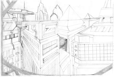 2 Point Perspective City By Reapr38 On Deviantart