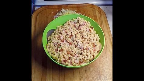 BLT Macaroni Salad YouTube