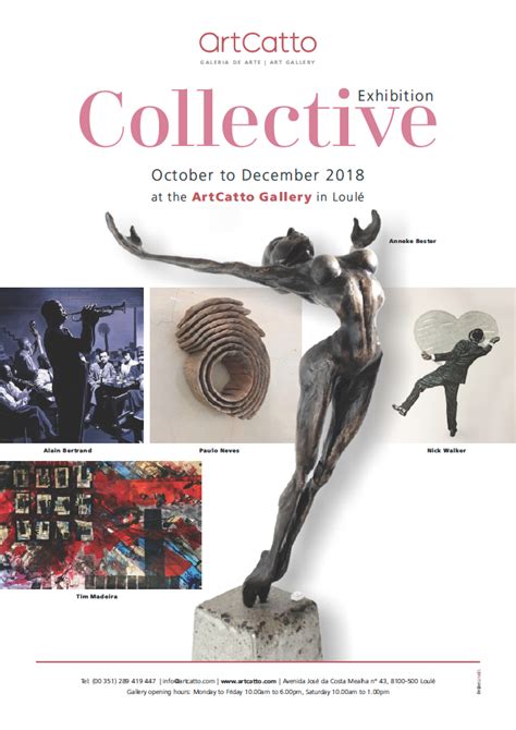 October Collective Exhibition Artcatto Art Gallery In Algarve Art