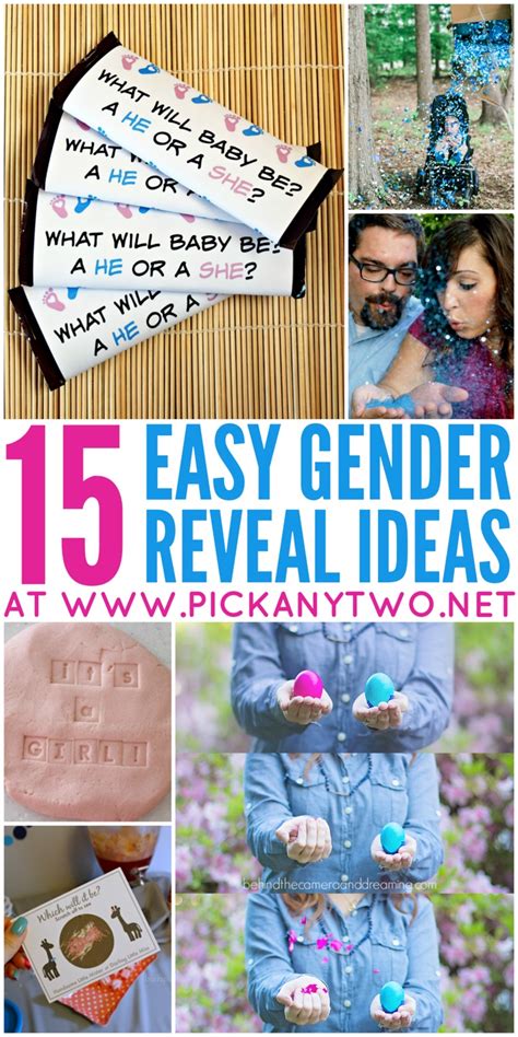 For a simple but fun game, have guests wear these pins based on their guess of whether it's going to be. 15 Easy Baby Gender Reveal Ideas - Pick Any Two