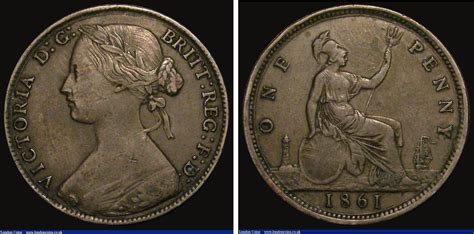 NumisBids London Coins Ltd Auction 175 Lot 2203 Penny 1861 Freeman
