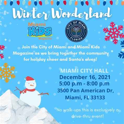 Winter Wonderland At Miami City Hall Miami