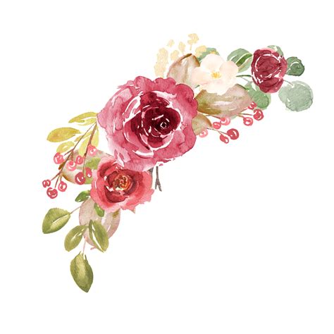 Watercolor Flower Png Hd Png Mart