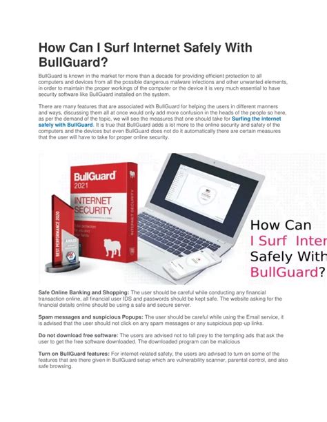 Ppt How Can I Surf Internet Safely With Bullguard Powerpoint