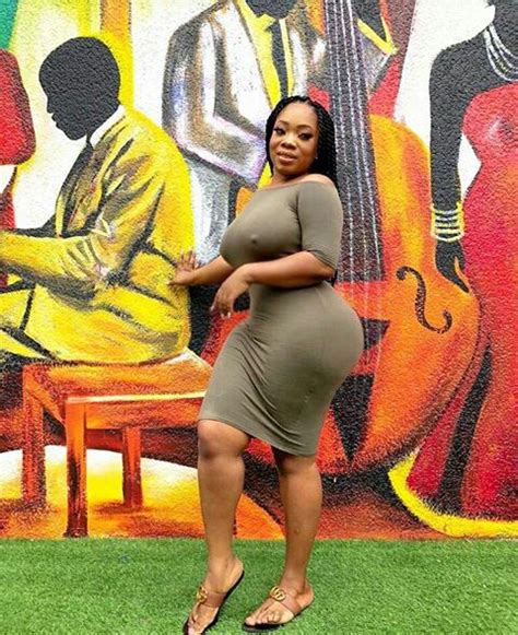 Curvy Ghanaian Actress Moesha Boduong Steps Out Braless Photo