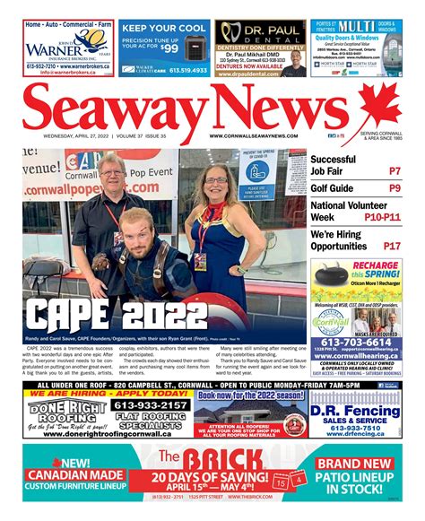 Cornwall Seaway News April 27 2022 Edition By Cornwall Seaway News Issuu