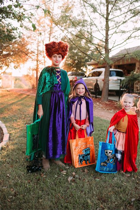 Our Diy Hocus Pocus Sanderson Sisters Costumes Life With Littles
