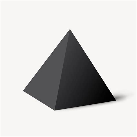 Geometric Pyramid Shape 3d Rendering Free Photo Rawpixel