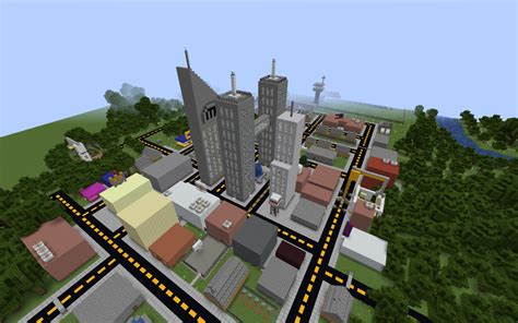 As established in family legacy, big city was once just thousands of unplanted acres of land with its only constant being a small spot where the green family house sat unbothered for years. Big City Minecraft Project