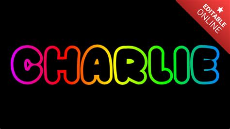 Charlie Text Effect Generator
