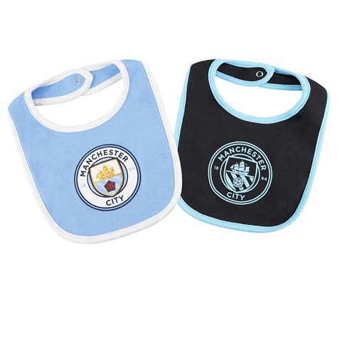 Manchester City Baby 2 Pack 2324 Bibs Official Man City Store