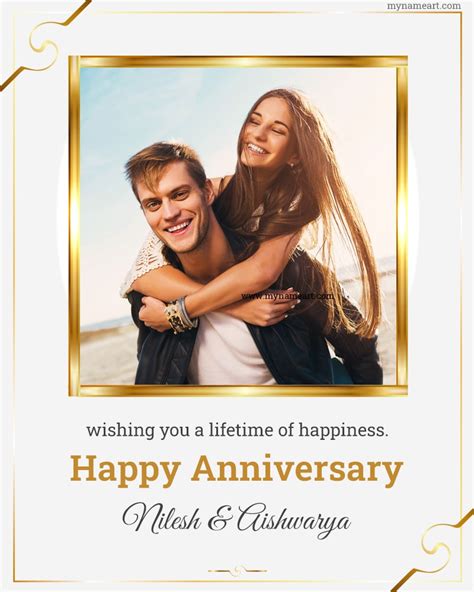 Craft Personalized Anniversary Wishes With Photo
