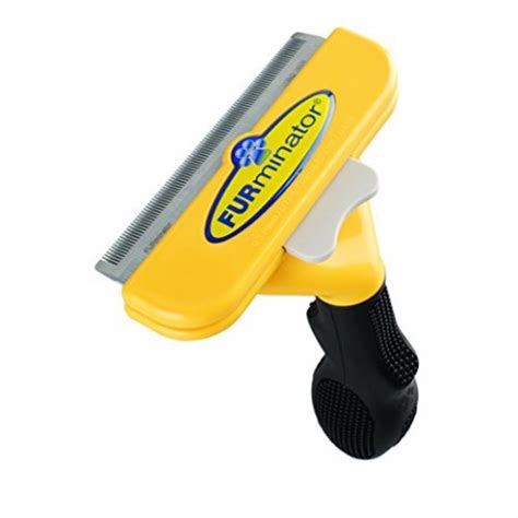 Furminator long hair deshedding tool for dogs, medium,reduces shedding upto 90%. FURminator Long Hair deShedding Tool for Dogs, Large - All ...