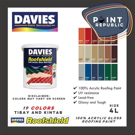 Davies Roofshield Roofing Paint 4lgal Lazada Ph