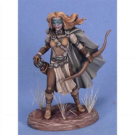 Female Blind Warrior Miniature Visions In Fantasy Dark Sword Miniatures