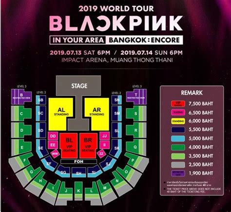 2019blackpink曼谷演唱会时间地点、门票价格、演出详情大河票务网