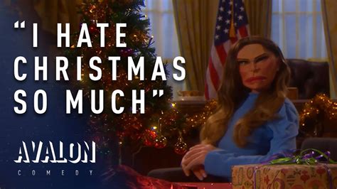 Melania Trumps Christmas Carols Spitting Image Avalon Comedy Youtube