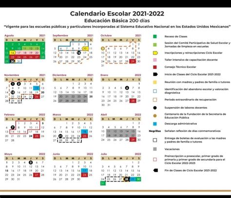 Chilango Así Queda El Calendario Escolar 2021 2022 De La Sep