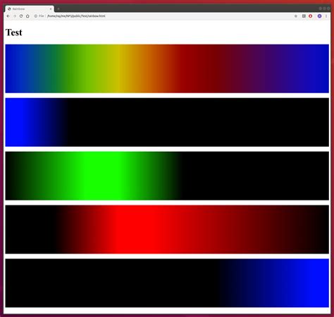 Creating The Perfect Rainbow Gradient In Css Stack Overflow