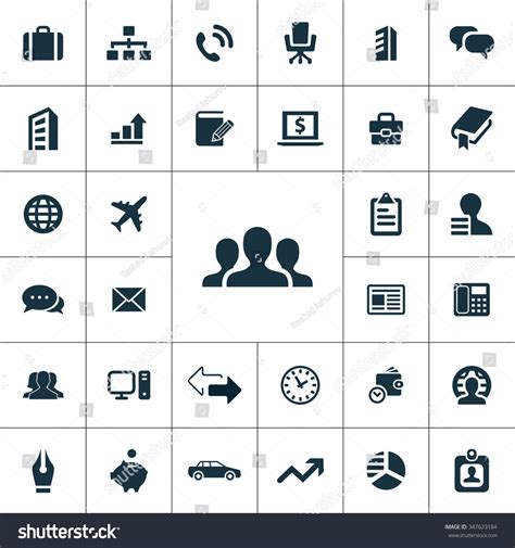 Company Icons Vector Set. Company Icons Symbol Set. Company Icons Picture Set. Company Icon ...