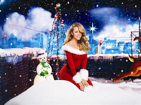 Mariah Carey Christmas Wallpapers On Wallpaperdog