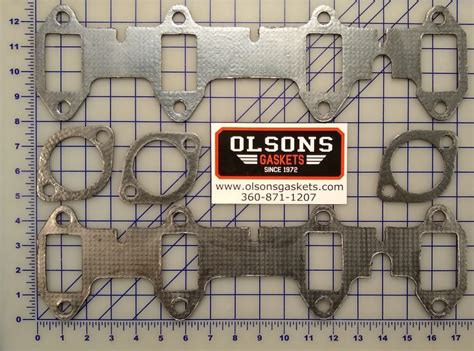 Ford Fe Engine Extra Thick Exhaust Manifold Gaskets Olsons Gaskets