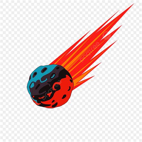 Colorful Meteor Clipart Transparent Png Hd Contrasting Color Meteor