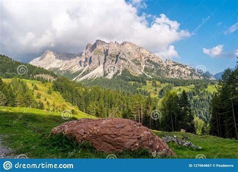 Italian National Park Tre Cime Di Lavaredo Dolomites