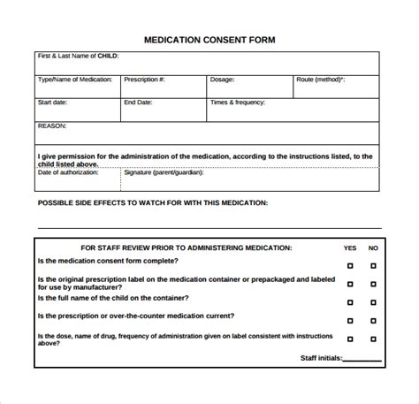 Free 6 Sample Medical Consent Forms In Pdf