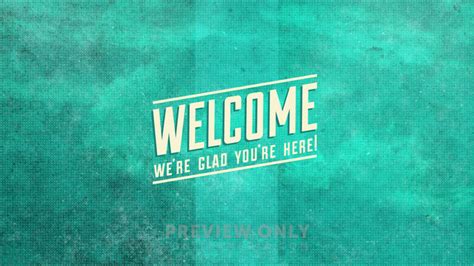 Simple Color Welcome Title Graphics Igniter Media