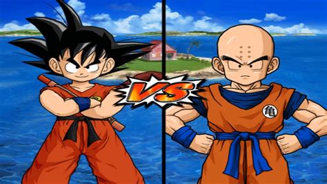 Dbz Budokai Tenkaichi 3 Single Battle Kid Goku Vs Krillin Youtube