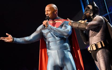 The Rock Really Wants To Rumble With Henry Cavills Superman In The
