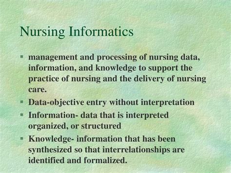 Ppt Nursing Informatics Powerpoint Presentation Free Download Id