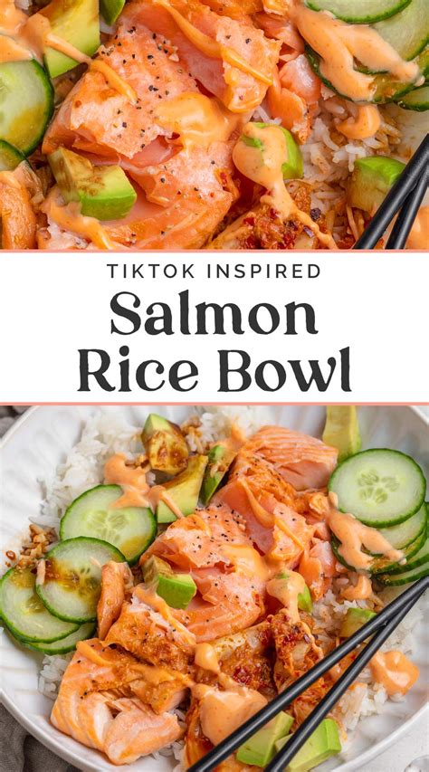 Salmon Rice Bowl Tiktok Recipe 40 Aprons