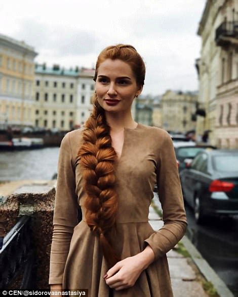 Russian Woman Who Suffered From Alopecia Now Has Long Hair Daily Mail