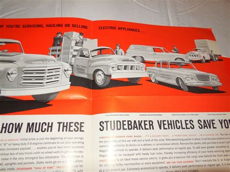 1958 Studebaker Scotsman Pickup Truck Sales Brochure Sheet Delivery